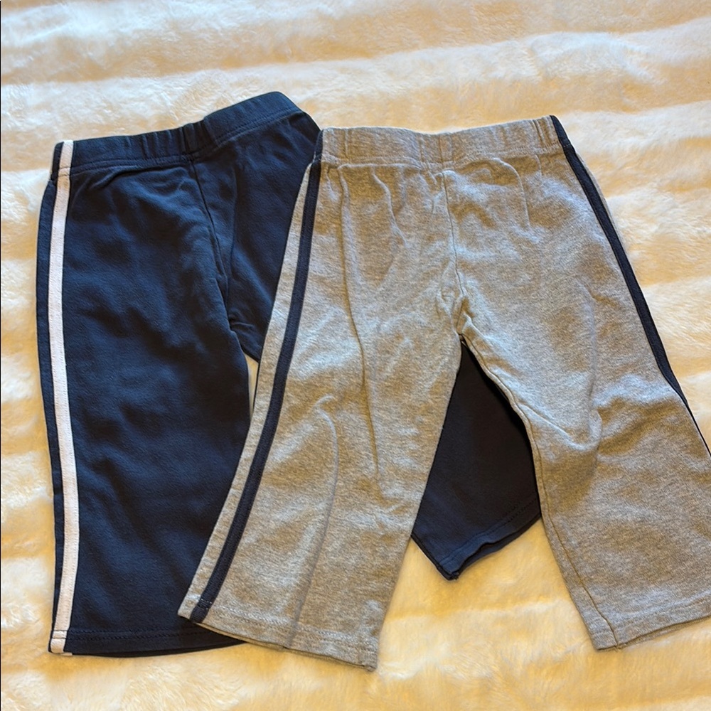 Kids' Navy and Gray Track Pants Set